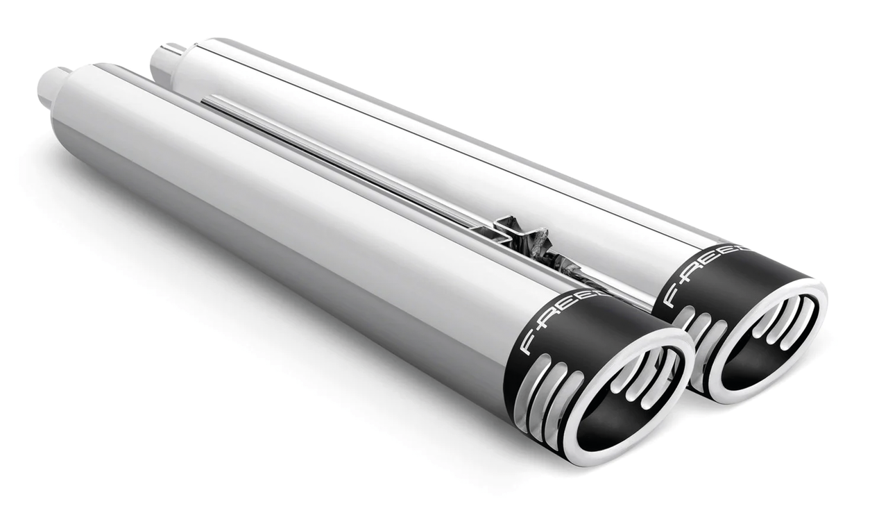 Freedom Racing S/O Chr/Blk Vintage/Class Slip-On & Muffler Freedom Performance Exhaust Default Title