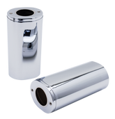 Gzp Chrome Slider Cvrs, Pair 45964 49/86 Fork Slider Cover Zodiac Default Title