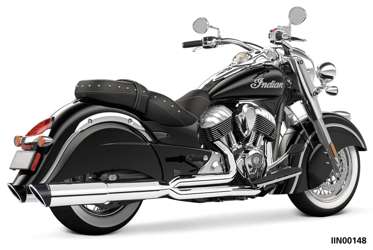 Ch/Bk Slash Cut 2 1 W/4.5" Chief14 21 2-1 Full Exhaust System Freedom Performance Exhaust Default Title