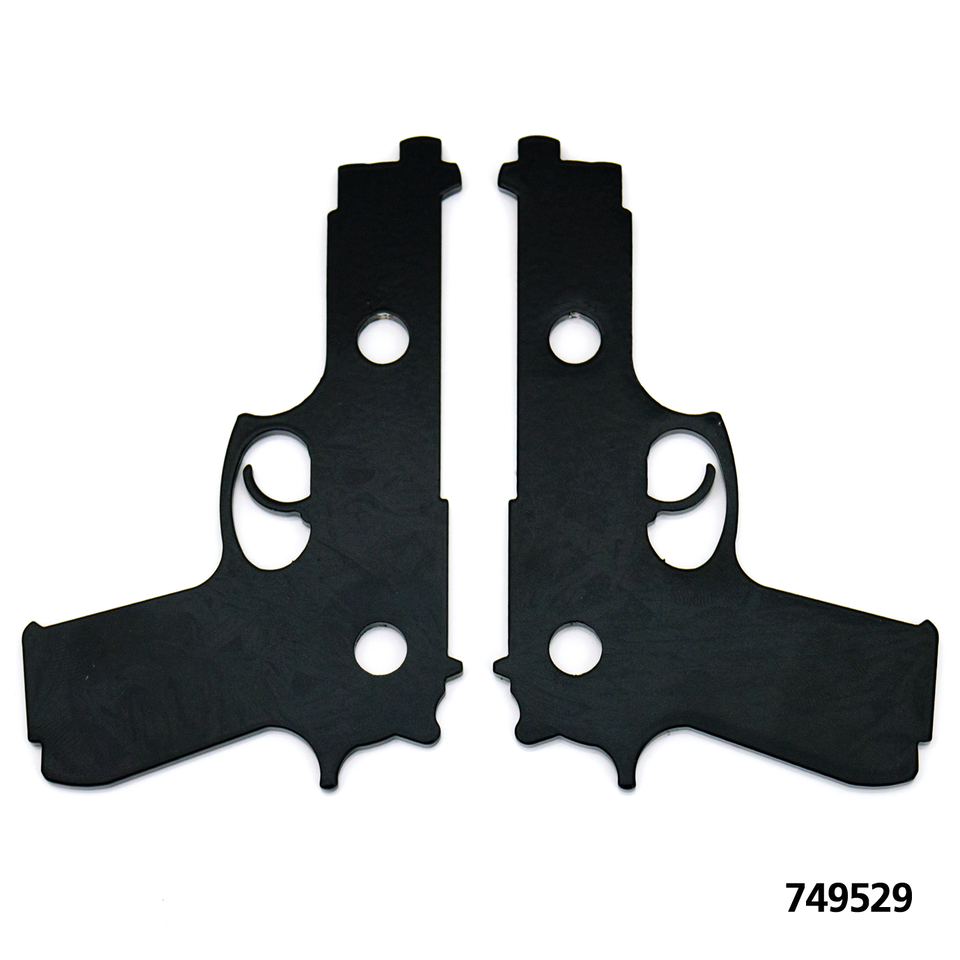 Beretta 2" Tankrisers Black Gas Tank Lift Kit Fortress Motorcycle Default Title