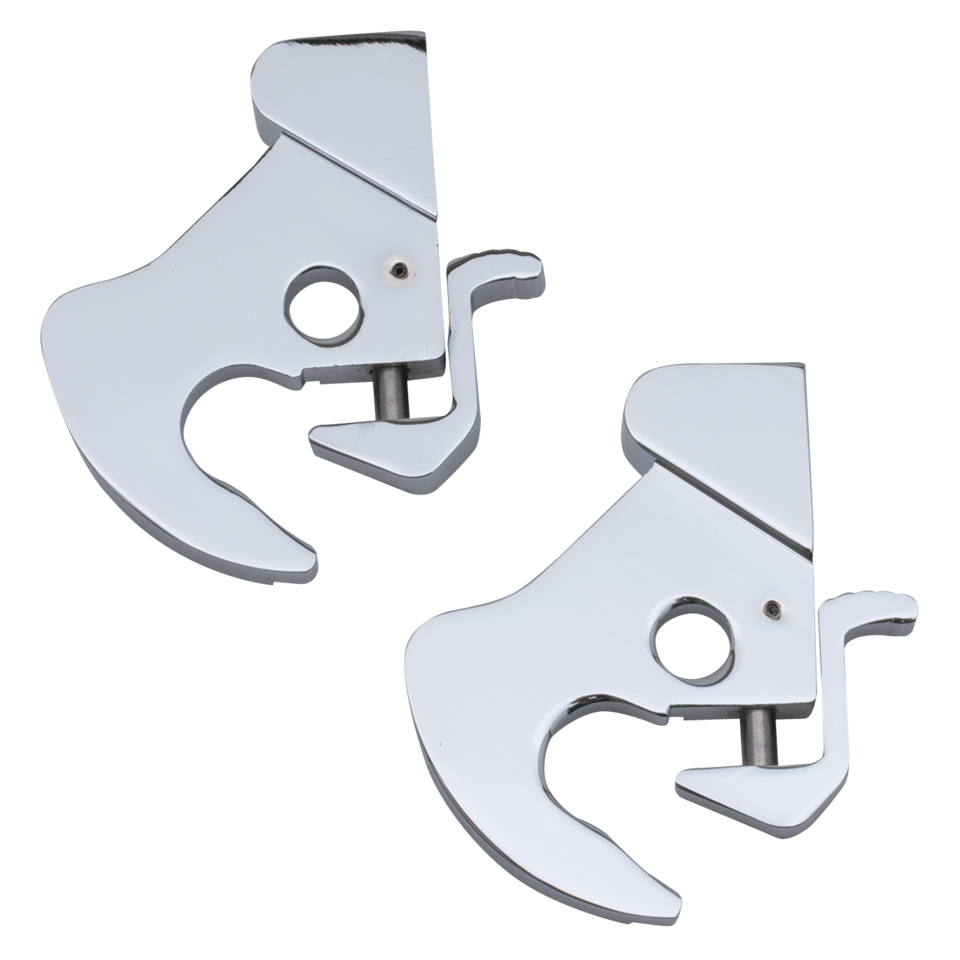 Chrome Rotary Latch Kit Sissy Bar Docking Hardware V Twin Mfg Default Title