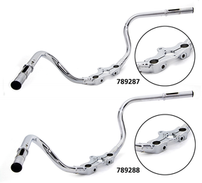 Speedster Inline Handlebar Chrome 36 45 Handlebar V Twin Mfg