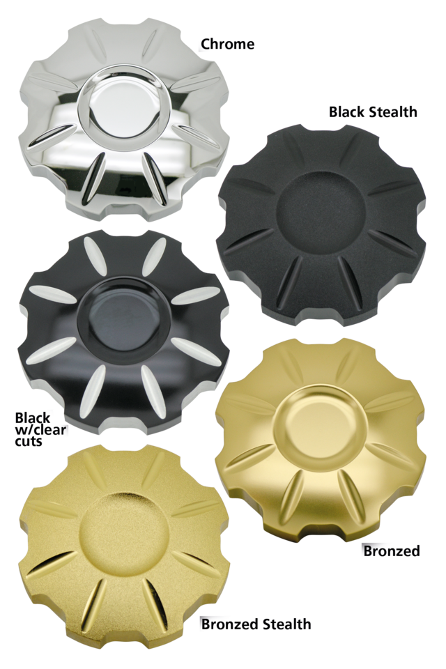 Gzp Panorama Gascap Set Black Stealth Gas Cap Zodiac Default Title