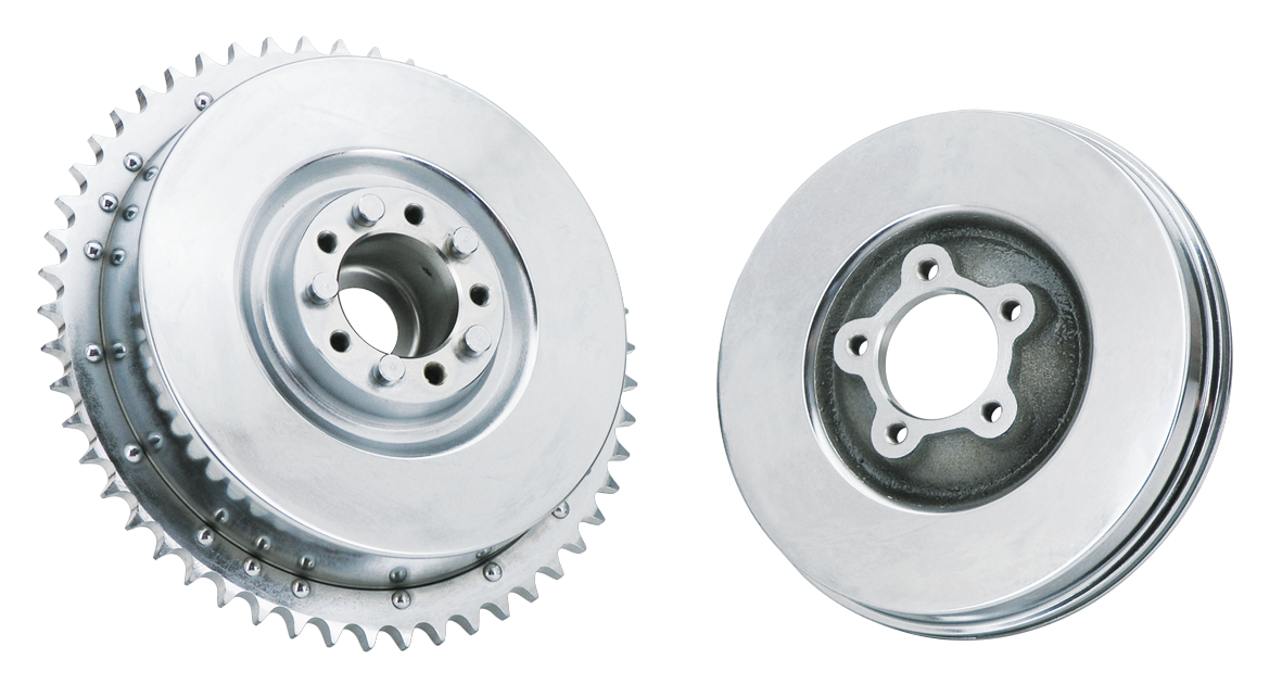 Gzp Brake Drum Rear W/Sprkt Bt58 62 Final Drive Chain Sprockets Zodiac