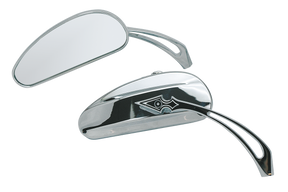 Gzp Chrome Custom Slimline Mirror Lef Mirror & Component Zodiac