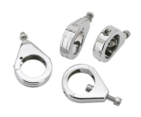 Gzp Chrome Alu 39mm Clamp Kit Ball Mille Turn Signal Mount Zodiac Default Title