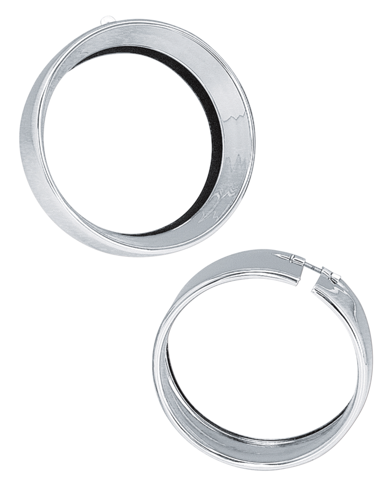 Gzp Chrome 5.75" Headlight Trim Ring Headlights Zodiac