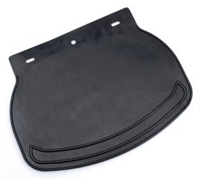 Rubber Mud Flap Plain Black Fender Bib & Skin V-Twin Manufacturing Default Title