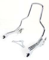 Det. Sissy Bar Standard Chrome Flfb18 Up Detachable Sissy Bar V Twin Mfg Default Title