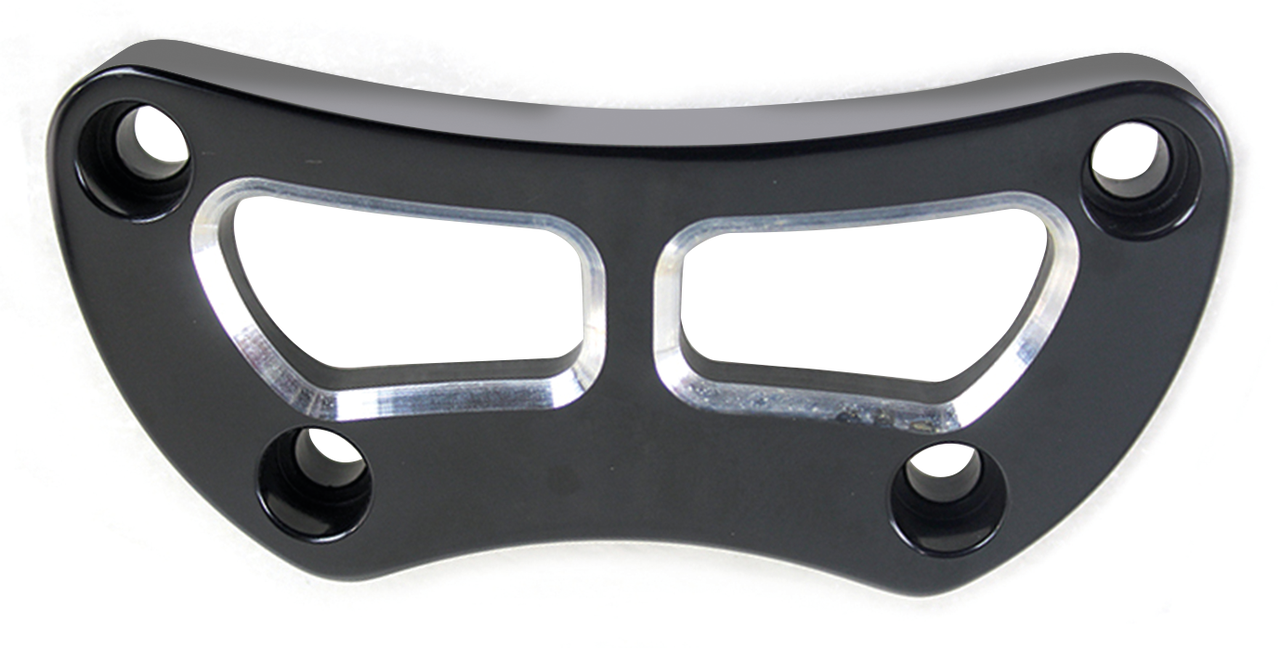 Top Riser Clamp Cut Out 1" Blk Hd73 Up Handlebar Risers V Twin Mfg Default Title