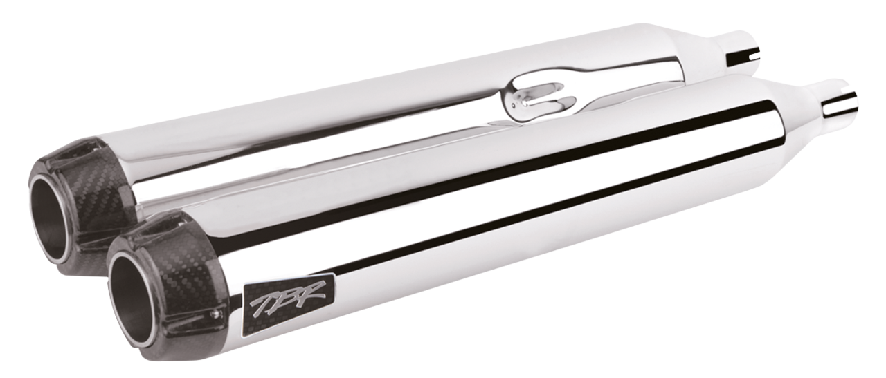 2 Bros Flh/T17 Up Dual Slip Ons Carbon Ch Slip-On & Muffler Two Brothers Racing
