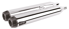2 Bros Flh/T17 Up Dual Slip Ons Carbon Ch Slip-On & Muffler Two Brothers Racing