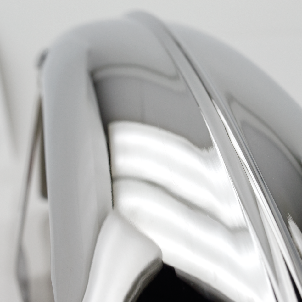 Gzp Chr Ribbed Mustang Wg Fr Fender 18 1 Front Fender Zodiac