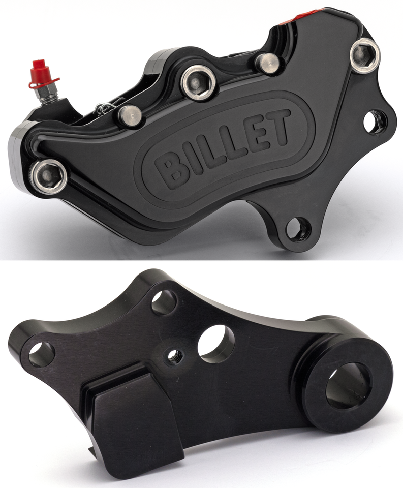 Billet 4 Rr Brake Indian Scout Black Harrison Calipers Harrison Billet Default Title