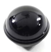 Small Black Shifter Knob 3/8" Thread Hand Shifter V Twin Mfg Default Title