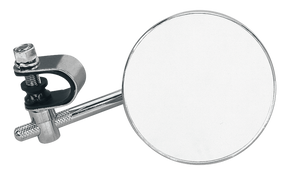 Gzp Mirror Universal 4" With 4" Stem Chr Mirror & Component Zodiac