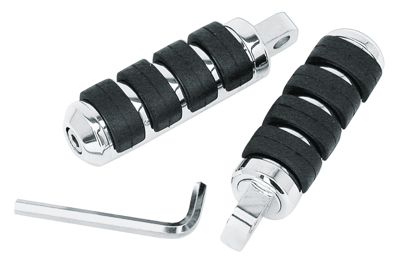 Gzp Iso Passenger Pegs Steel Inserts & W Passenger Foot Peg Zodiac
