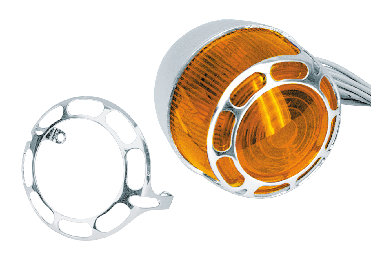 Gzp Turn Signal Trim Ring Slotted 73 85 FX Style Turn Signals Zodiac