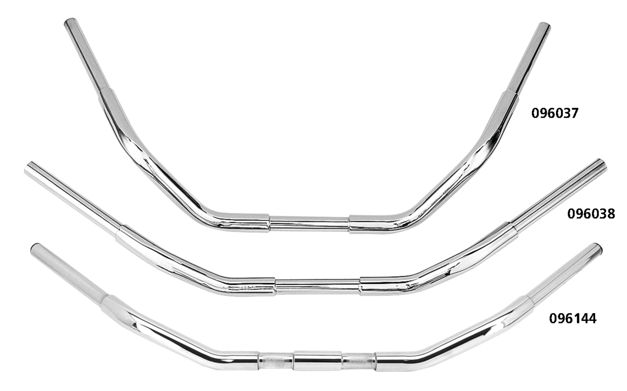 Gzp Fat Bubba 1.25" Chrome Dresser Style Fat Handlebars for one inch handlebar clamps Zodiac