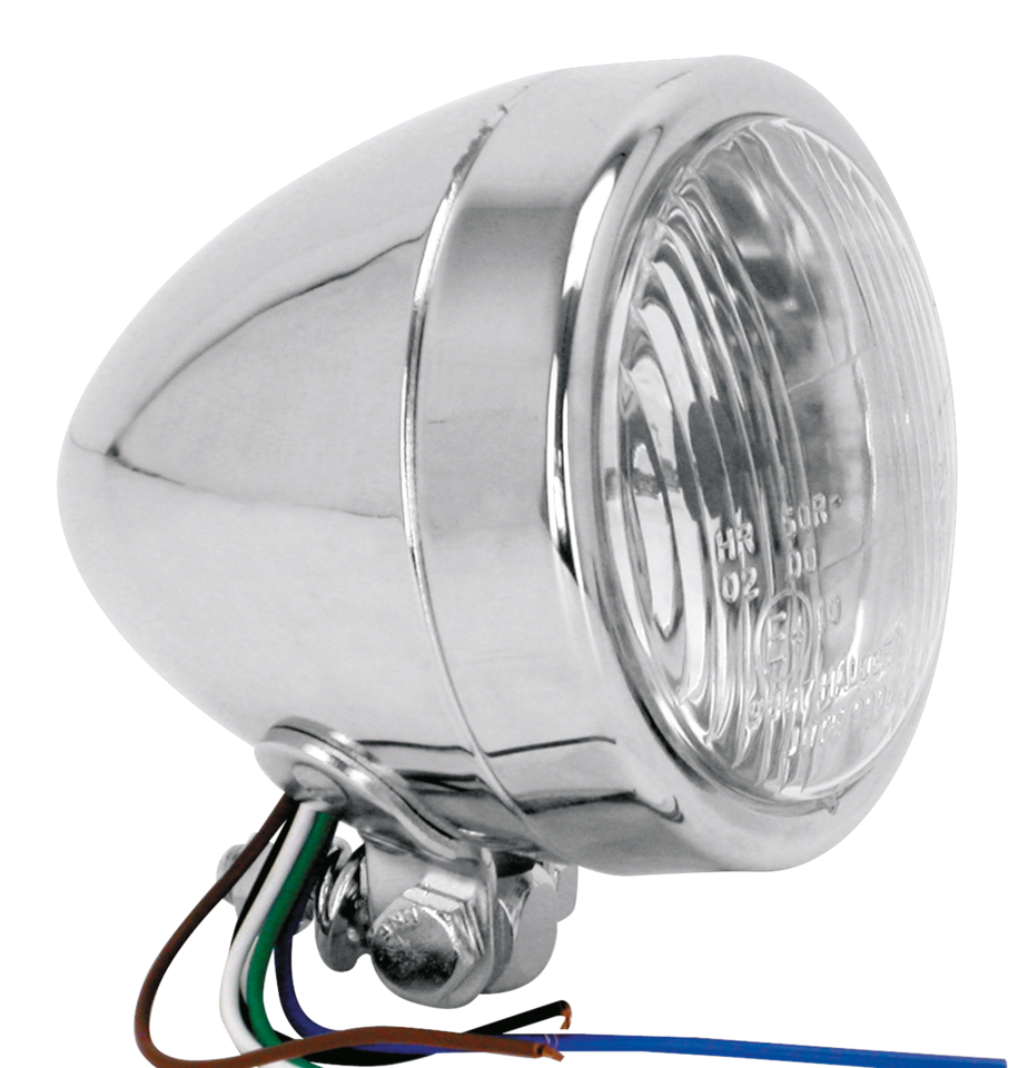 Gzp Chrome Headlight 4.5" Bottom Mnt T Headlights Zodiac Default Title