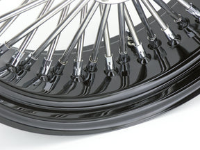 Black W/ Chr Nipples Fd50 17 X6" Fat Spoke Wheels Ride Wright Wheels Default Title