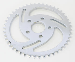 Gzp Chrome Swirled Sprocket 47 T Xl82 85 Rear Wheel Sprocket Zodiac