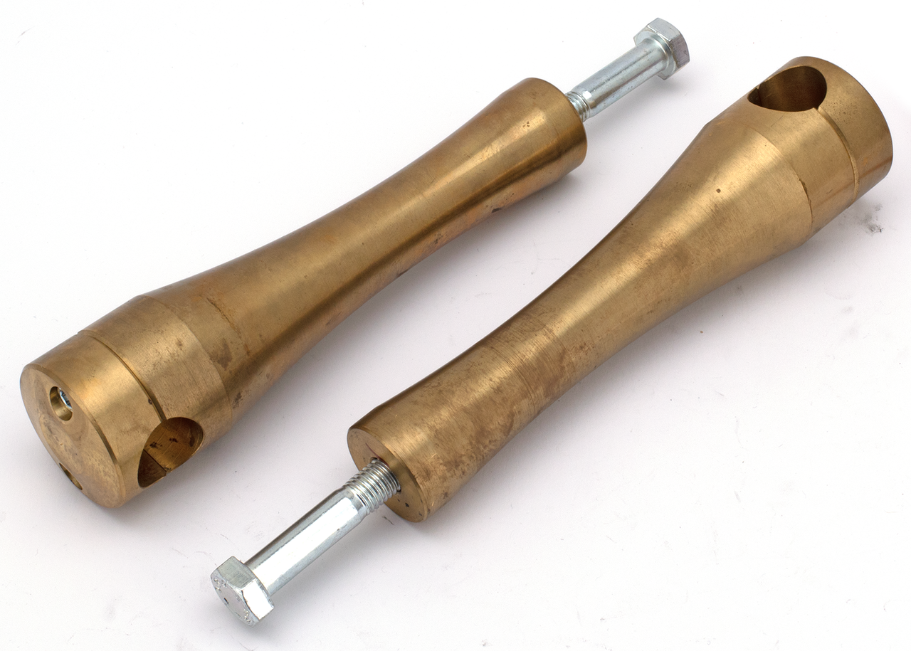 Chops76 Classic Line Brass Risers 8" Handlebar, Hand Controls & Mirrors Chop's 76 Default Title