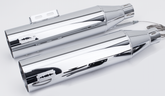 Mcj Race Slip On Flfb/Fxbr25 Up Chrome Slip-On & Muffler Mcj Default Title