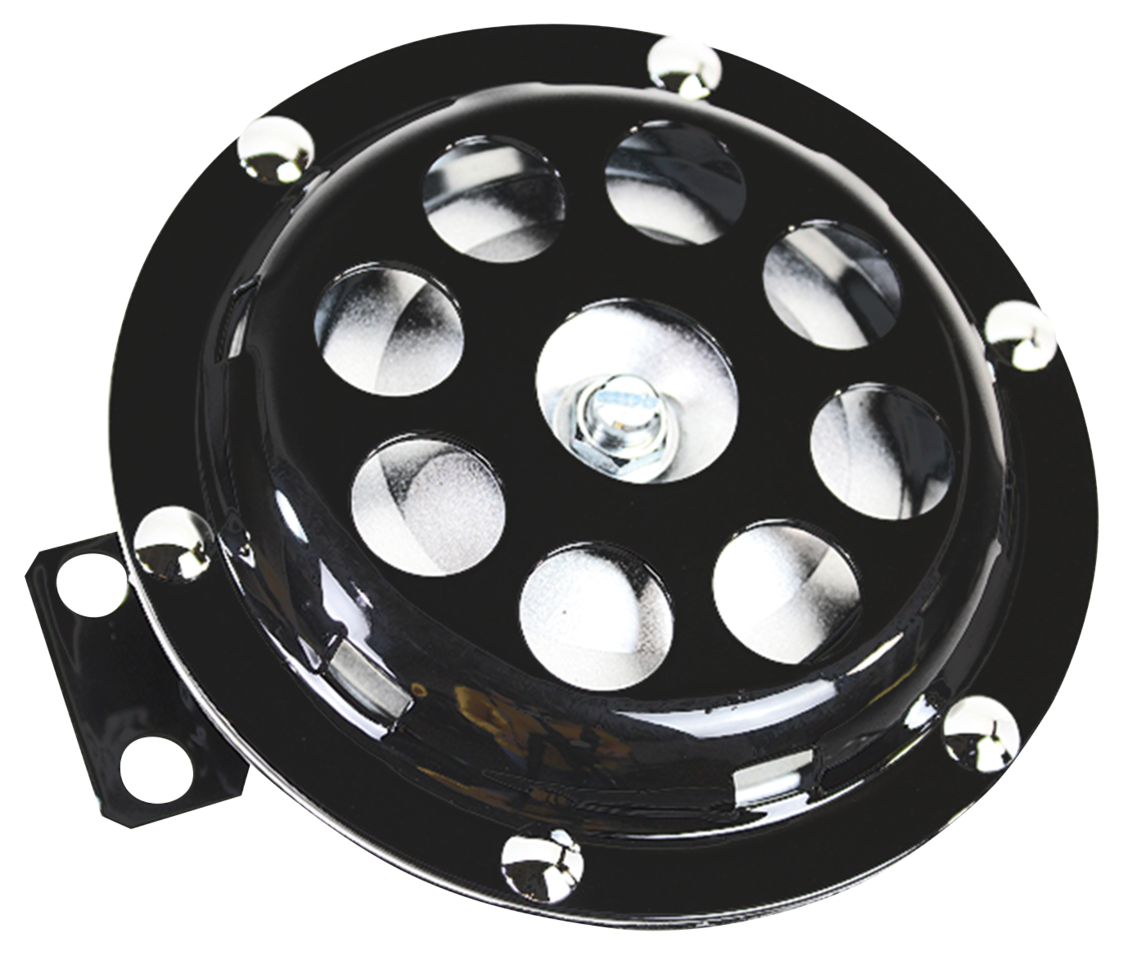 Horn 6" Black Xlch57 79 Horn & Siren V Twin Mfg Default Title