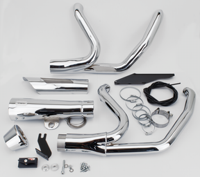 Mcj 2 1 Shorty Flh/T21 Up Chrome 2-1 Full Exhaust System Mcj Default Title