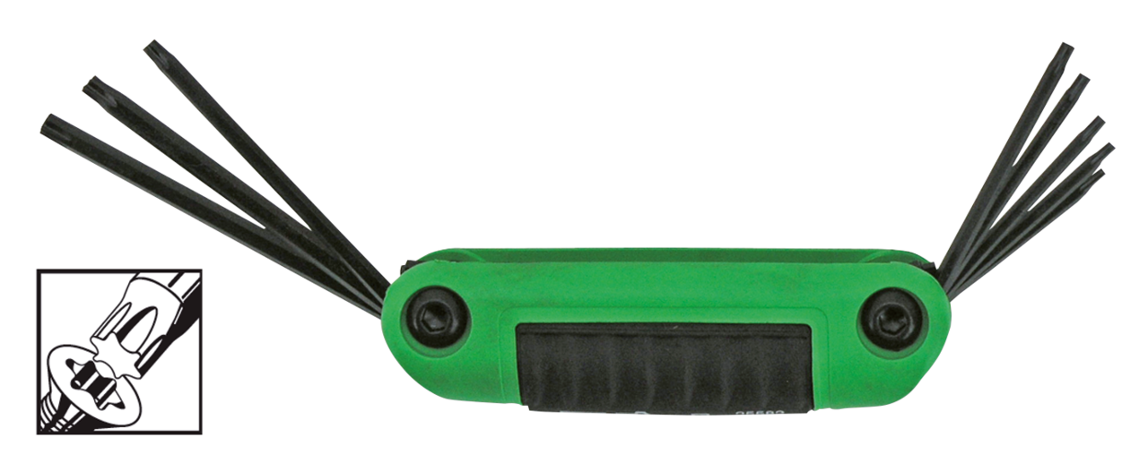 Eklind 8 Piece Torx Ergo Fold Key Set Workshop Tool Eklind Tool Company