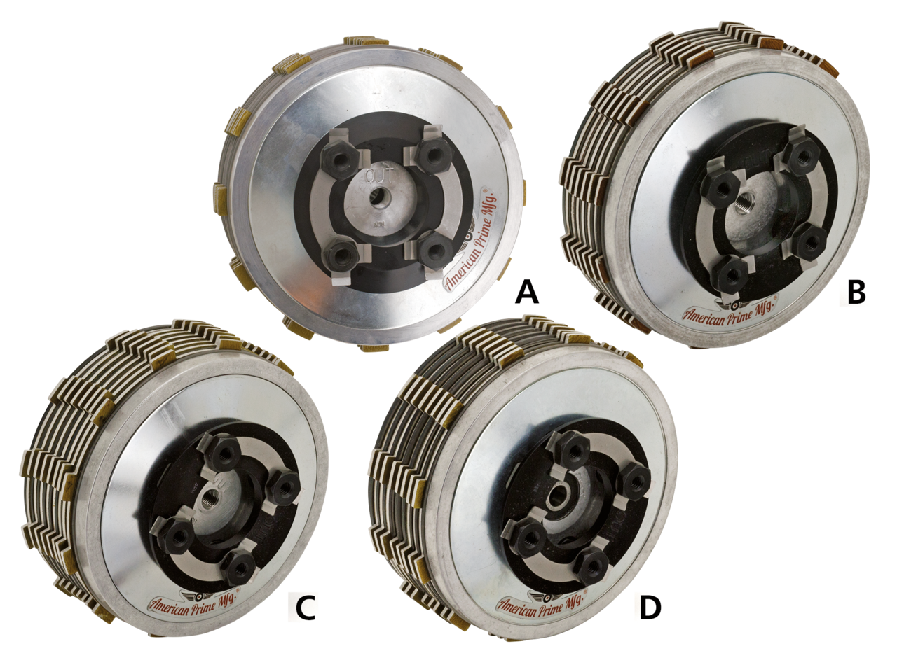 Comp Mst Clutch Bt98 99 Tc99 06 Ex Fxd06 1998-2000 Evolution Big Twin & 1999-2017 Twin Cam Standard 6-Stud Clutch American Prime Manufacturing