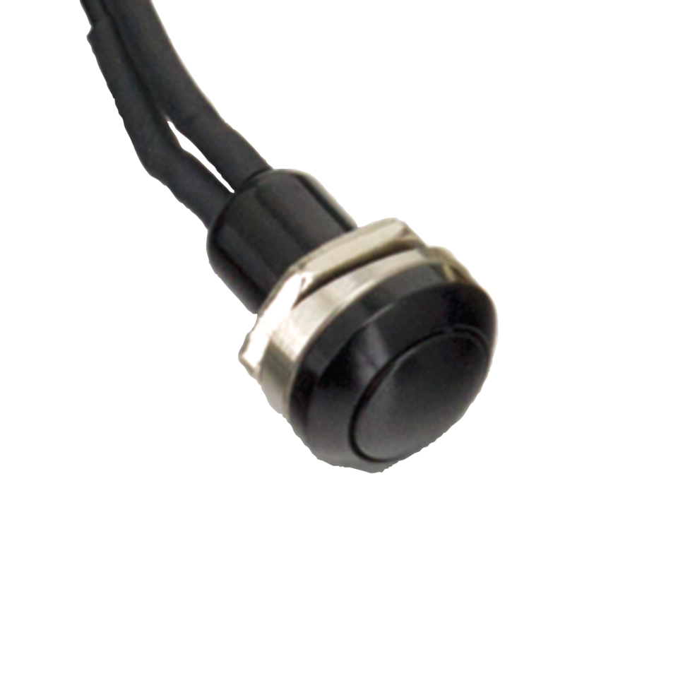 Gzp Blk Mini Push Button Switch 5/16 Unf Handlebar Controls Zodiac Default Title