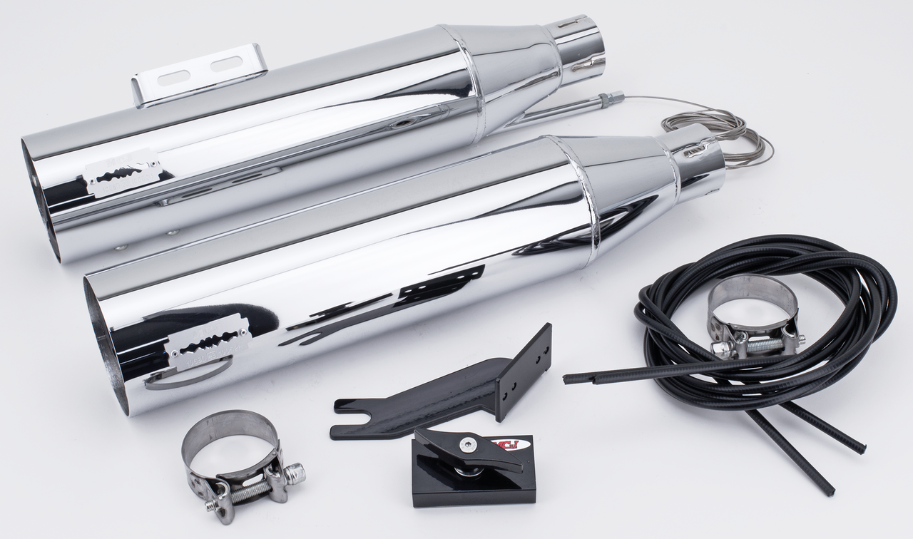 Mcj Royal Slip Ons 2 2 St21 Up Chrome Slip-On & Muffler Mcj Default Title