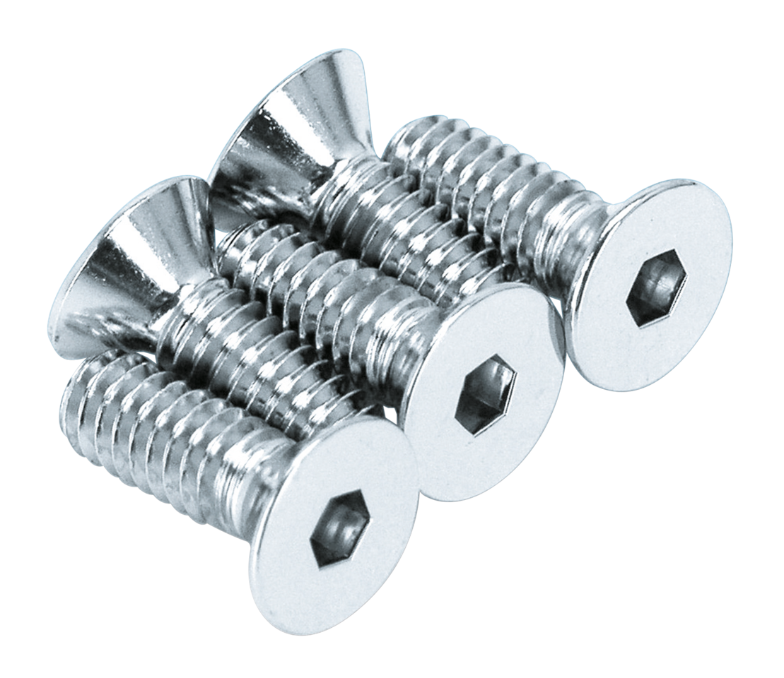 Chrome Disc Screws Fx74 78 Fr Wire Wheel Hardware & Fastener Midwest Acorn Nut Company Default Title