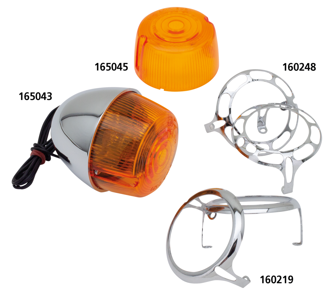 Gzp Turn Signal Trim Ring Slotted 73 85 FX Style Turn Signals Zodiac