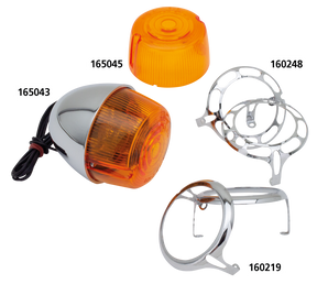 Gzp Turn Signal Trim Ring Slotted 73 85 FX Style Turn Signals Zodiac