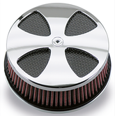 Gzp Chrome Hp Classic Cross Aircleane Air Cleaner & Component Zodiac Default Title