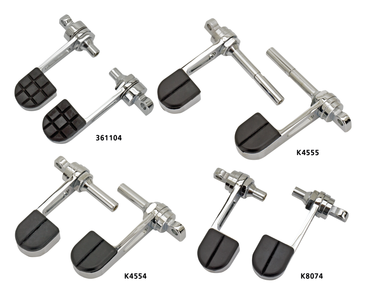 Gzp Iso Style Heel Rest Set Foot Peg Zodiac