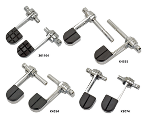 Gzp Iso Style Heel Rest Set Foot Peg Zodiac