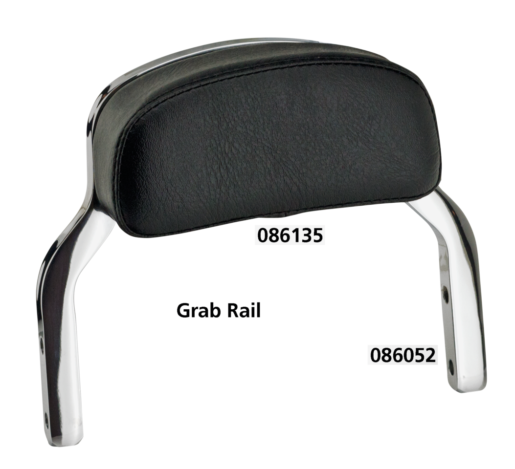 Gzp Black Mini Backrest Pad Kit Backrest & Sissy Bar Pad Zodiac Default Title