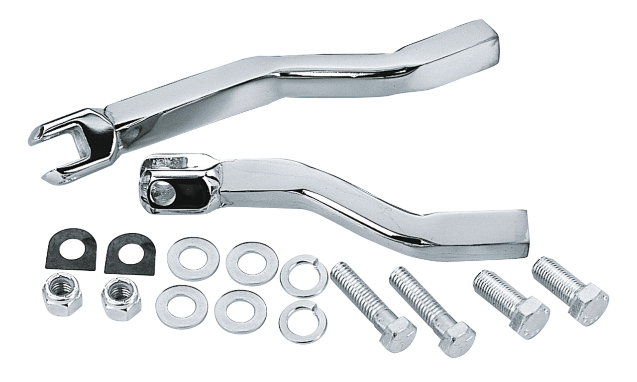 Gzp Hi Way Peg Support Fx/Xl Chrome W/Bo Highway Peg & Mount Zodiac
