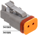 Wedge For 2 Pole Socket Housing Electrical Connector Deutsch Connectors Default Title