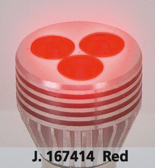 Gzp Single Fm 3 Led Bulb Red Ba15 S Lighting Bulb Zodiac Default Title