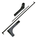 Gzp Blk Xl04 13 6" Forward Control Exten Foot Control Extension & Relocation Kit Zodiac Default Title