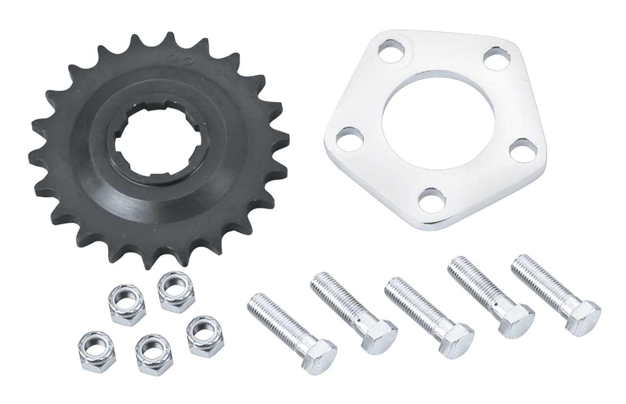 Gzp Sprocket And Spacer Kit 22 T, 5mm Sprocket & Pulley Zodiac Default Title