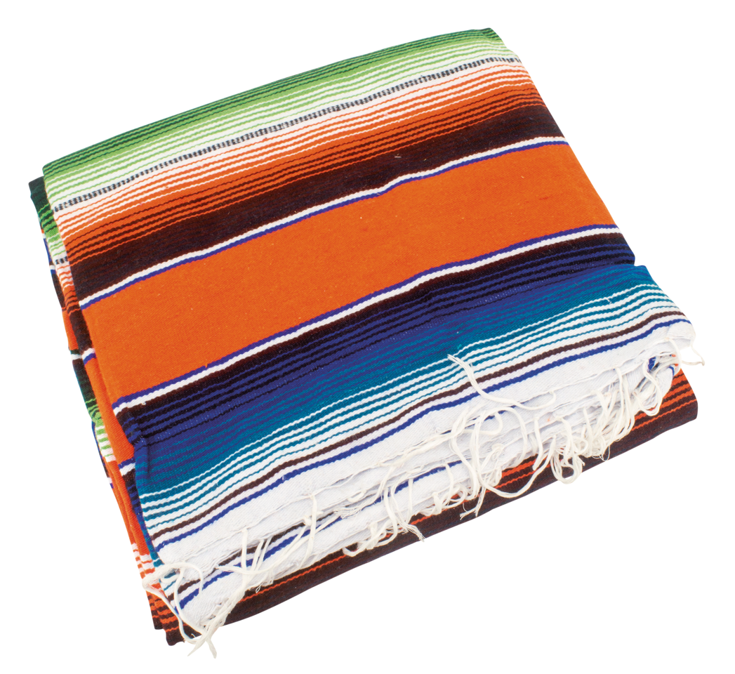 Mexican Blanket Serape Orange Indispensables Texas Leather Default Title