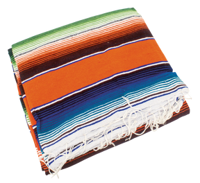 Mexican Blanket Serape Orange Indispensables Texas Leather Default Title
