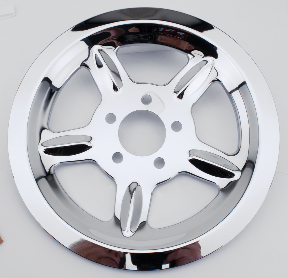 Pulley Cover 68 T Chrome Xl04 22 Pulley Inserts V Twin Mfg Default Title