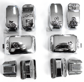 Gzp Chr Swtchcapkit Flhtcui96 16 Fltr98 Up Handlebar Switch & Button Cap Zodiac Default Title